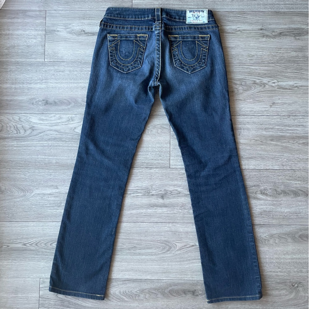 True Religion Y2K Low Rise Straight Jeans Size 27